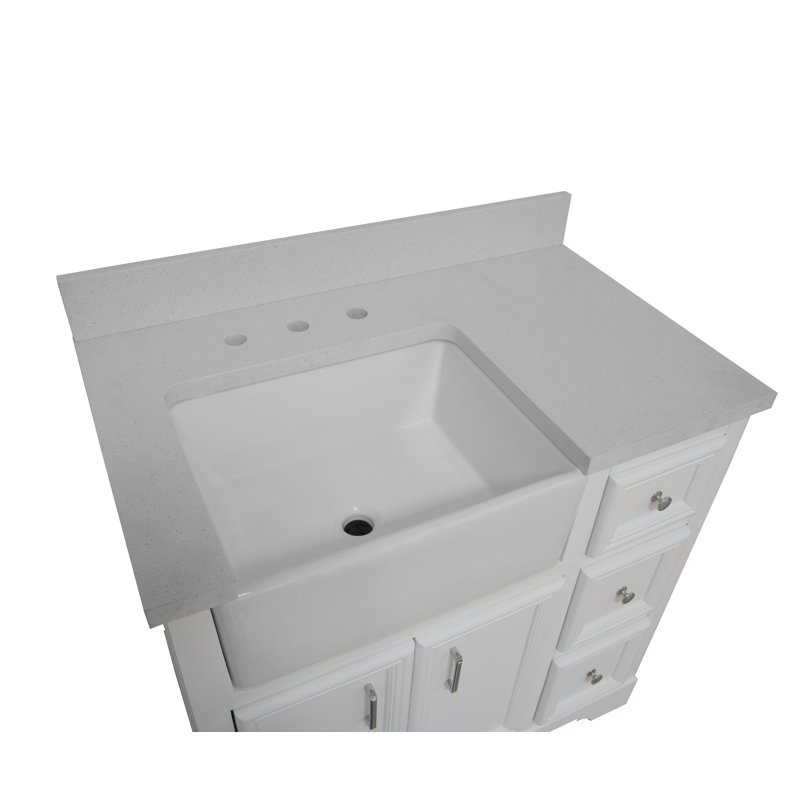 Sand & Stable Emiliano 36'' Single Bathroom Vanity with Top & Reviews